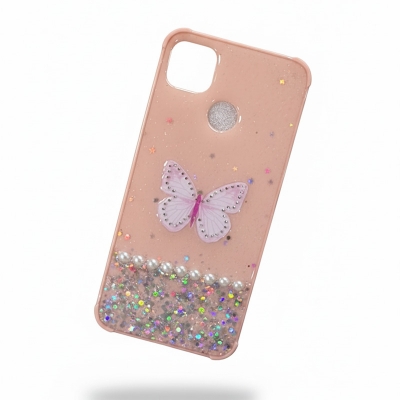 Picture of ITEL VISION 1 Camera Protection Shiny Bling Glitter Star Love Fashionable Soft Silicone Ladies Back Case Cover