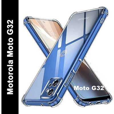 Picture of Motorola Moto G32 Premium Silicone Case Crystal Clear Soft TPU Ultra-Thin Transparent Flexible Protective Mobile Phone Back Cover