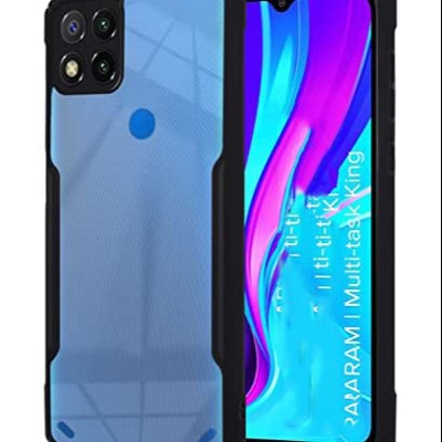 Picture of For Redmi 9C Edge-Reinforced Shockproof Cushion Back Clear Hybrid Transparent Hard Cover Casing