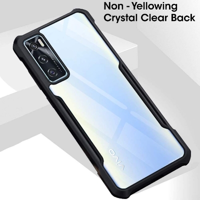 Picture of For Vivo V20 SE (V20SE) Xunddu Bumper Case Reinforced Corner with Shock-Proof Transparent Full Air Protection Back Cover