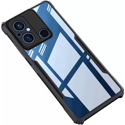 Picture of For Xiaomi Redmi 12C / Poco C55 / Redmi 11A NEW Shockproof TPU Bumper Hard Clear Acrylic Mobile Phone Case