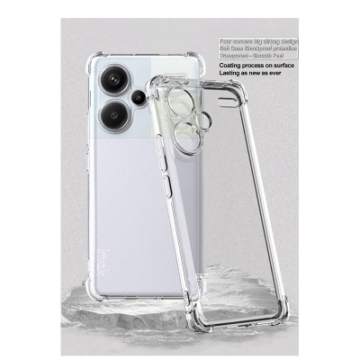 Picture of For Xiaomi Redmi Note 13 Pro Plus 5G - Premium Silicone Case Crystal Clear Soft TPU Ultra-Thin Transparent Flexible Protective Mobile Phone Back Cover With Side Bumper