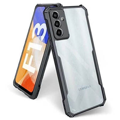 Picture of For Samsung Galaxy F13 / M13 Back Cover Transparent bumper Hard Phone Case