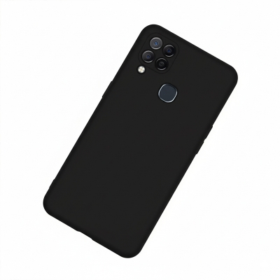 Picture of for Infinix Hot 10s new silicone Back Cover Simple Square Liquid Silicone Phone Cases