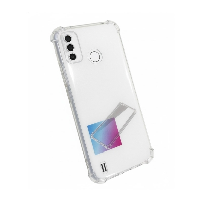 Picture of For Tecno Spark 6 Go Clear Cover Soft Thin Anti-Scratches Crystal Case(Transparent)