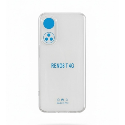 Picture of For Reno 8T 4G Case Slim Fit Soft Clear TPU Shockproof Shell Protective Cover For Reno 8T 4G Case Transparent - Phone - Camera