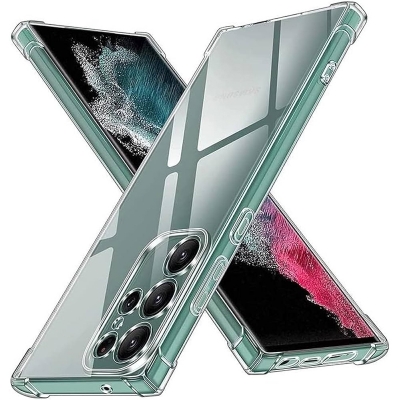 Picture of For Samsung galaxy S21 ultra / Samsung galaxy S30 Ultra shockproof Transparent liquid Cristal clear long time useable soft premium protective back cover