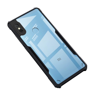 Picture of For Xiaomi Redmi Note 6 Pro Hard Case Transparent Silica Gel Matte Shockproof Slim Thin Cover Phone Casing For Xiaomi Redmi Note 6 Pro Back Cover - Phone Back Cover