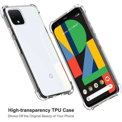 Picture of For Google Pixel 4XL Soft Silicon Bumper Transparent Case Back Cover