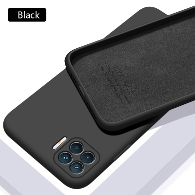 Picture of For Oppo F17 Pro / A93 2020 / Reno4 F Case Thin Soft Luxury Square Liquid Silicone Phone Case Candy Cover - Camera