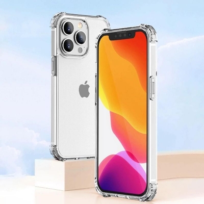 Picture of iPhone_13_Pro_Max Premium Silicone Case Clear Soft - Protective Mobile Phone Back Cover