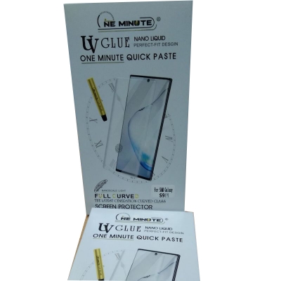 Picture of Samsung S10 plus UV one minutes protector glass