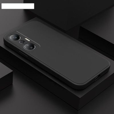 Picture of for Infinix Hot 20S Back Cover Simple Candy Color Square Edge Liquid Silicone Phone Case