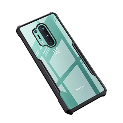Picture of For OnePlus 8 Pro ( 1+8 Pro )  Cushion Back Clear Transparent Hard Cover Casing