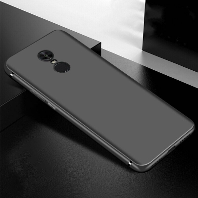Picture of for Xiaomi Redmi Note  4X Soft Matte Black Clear Phone Case Silicone Protective Back Cover