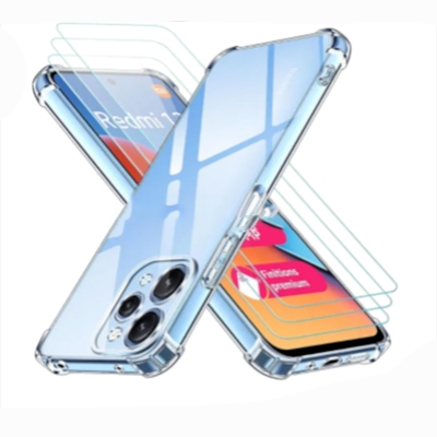 Picture of For redmi 12 4g tup sopt silicone and back cover