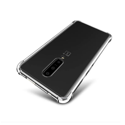 Picture of For One plus 7 pro Premium Silicone Case Crystal Clear Soft TPU Ultra-Thin Transparent Flexible Protective Mobile Phone Back Cover