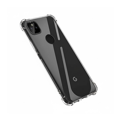 Picture of For Google Pixel 4A 5G Flexible Clear Transparent Soft TPU Back Case Cover