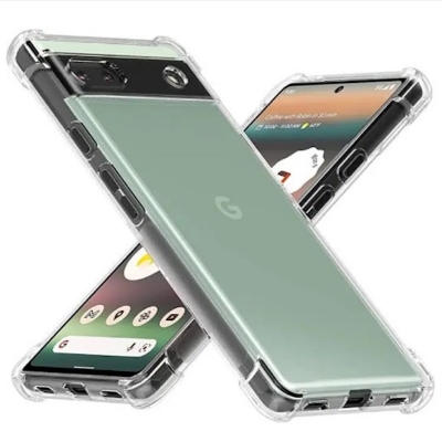 Picture of For Google Pixel 8A Soft Silicon Transparent Bumper Case Back Cover