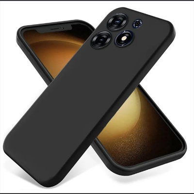 Picture of For Infinix Hot 40i New Generation Luxury Liquid Silicone Designed Soft Gel Rubber Back Case