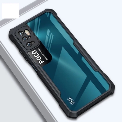 Picture of For Redmi Note 10 5g shockproof Transparent PC TPU Bumper Military Grade Rugged case For Redmi Note 10 5g - Phone Back Cover - Phone