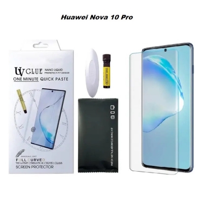 Picture of Huawei Nova 10 Pro - UV Glue Nano Liquid One Minute Quick Paste Curved Screen Protector