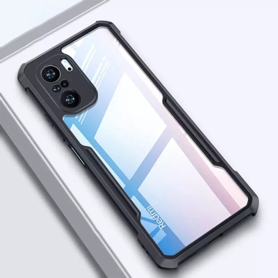 Picture of For Poco F3 / Redmi K40 / K40 Pro Back Cover Transparent Silica Gel Matte Shockproof Slim Thin Cover