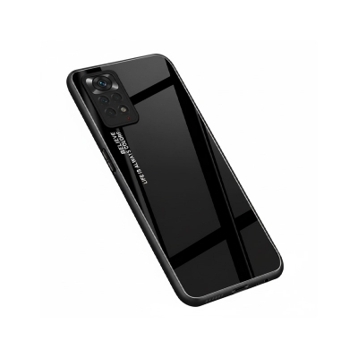 Picture of For Xiaomi Redmi Note 11S / Redmi Note 11 4G Global Version Case Gradient Phone Back Hard Glass Cover