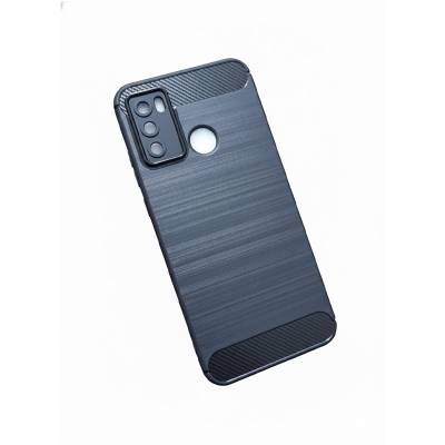 Picture of Walton Primo Orbit Y20 Back Cover Luxury Carbon Fiber Soft Silicon With Camera Protection Back Case Walton Primo Orbit Y20 Walton Primo Y20 Back Case