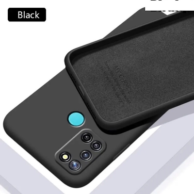 Picture of For Realme C17 / Realme 7I Liquid Silicone Soft Gel Rubber Shockproof Cover For Realme C17 Phone Case - Phone Back Cover