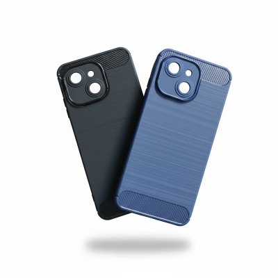 Picture of Walton Primo NEXG N6 Back Cover Luxury Carbon Fiber Soft Silicon With Camera Protection Back Case Walton Primo N6 Walton N6