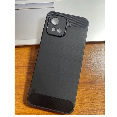 Picture of For Symphony Z47 back cover New Generation Spigen Silicone Fit Designed Soft Gel Rubber Shockproof Back Case Phone Back Cover