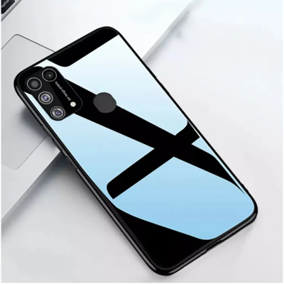 Picture of For Samsung Galaxy M31 Glass Case Tempered Glass Protector Casing Glass Back Phone Cover - মোবাইল ফোন - Phone - Phone - Camera