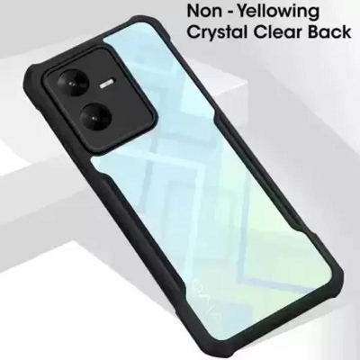 Picture of For Vivo/Y22/ Y22s Shockproof Cover Transparent Back Cover With Bumper