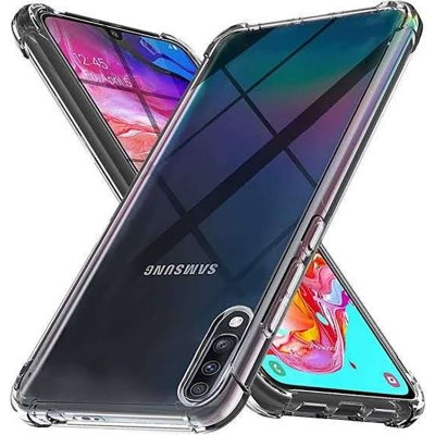 Picture of Samsung Galaxy A70/A70s Premium Silicone Case Crystal Clear Soft TPU Ultra-Thin Transparent Flexible Protective Mobile Phone Back Cover