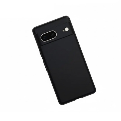 Picture of for Google Pixel 7 , Soft Protective Liquid Silicone Case -Black