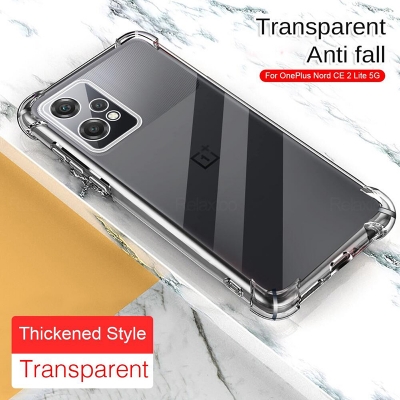 Picture of For Oneplus Nord Ce2 Lite Camera Protection Premium Silicone Case Crystal Clear Soft Tpu Ultra-Thin Transparent Flexible Protective Mobile Phone Back Cover