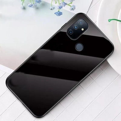 Picture of One Plus Nord N100 Luxurious Glass Case Back Cover - Phone - Camera