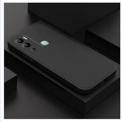 Picture of For infinix Hot 12i case Ultra Thin Smooth silicon Matte Back Soft Cover infinix Hot 12i Phone case cover