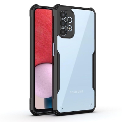 Picture of For Samsung Galaxy A23 5G Edge-Reinforced Shockproof Cushion Back Clear Hybrid Transparent Hard Cover Casing - Phone Back Cover