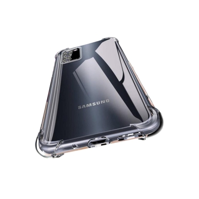 Picture of Samsung Galaxy A03s Premium Silicone Case Crystal Clear Soft TPU Ultra-Thin Transparent Flexible Protective Mobile Phone Back Cover