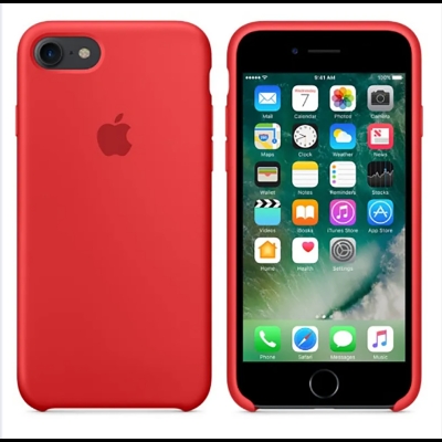 Picture of For apple iphone 8 Case Luxury Shockproof Silky Smooth and Stylish Liquid Silicone Phone Cover