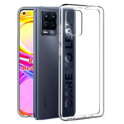 Picture of Realme 8 Flexible Clear Transparent Soft TPU Back Case Cover