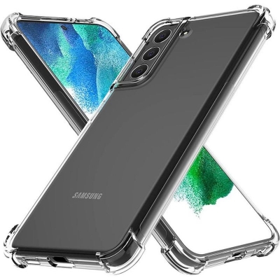 Picture of Samsung Galaxy S21 FE Camera Protection Premium Silicone Case Crystal Clear Soft TPU Ultra-Thin Transparent Flexible Protective Mobile Phone Back Cover