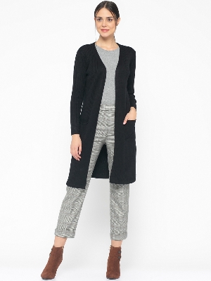 Picture of Pantoneclo Premium Women's / Girl's Long Knitted Sweater / Cardigan with Pocket