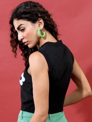 Picture of Pantoneclo Premium Women's / Girl's Round Neck Sleeveless Sweater