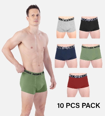 Picture of Pantoneclo Premium Men's Boxer Shorts (Assorted) - 10 Pieces Combo Pack