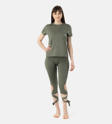 Picture of Leafletic Premium Stretch Short Length Tail Soft Skin Nylon Legging