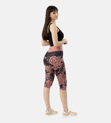 Picture of Leafletic Premium Stretch Short Length Soft Skin Polyester Printed Legging
