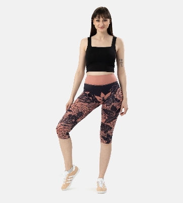 Picture of Leafletic Premium Stretch Short Length Soft Skin Polyester Printed Legging